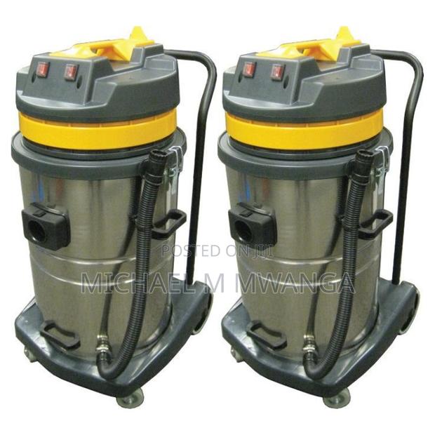 Heavy-Duty Trolley 100l Wet Dry Vacuum Cleaner