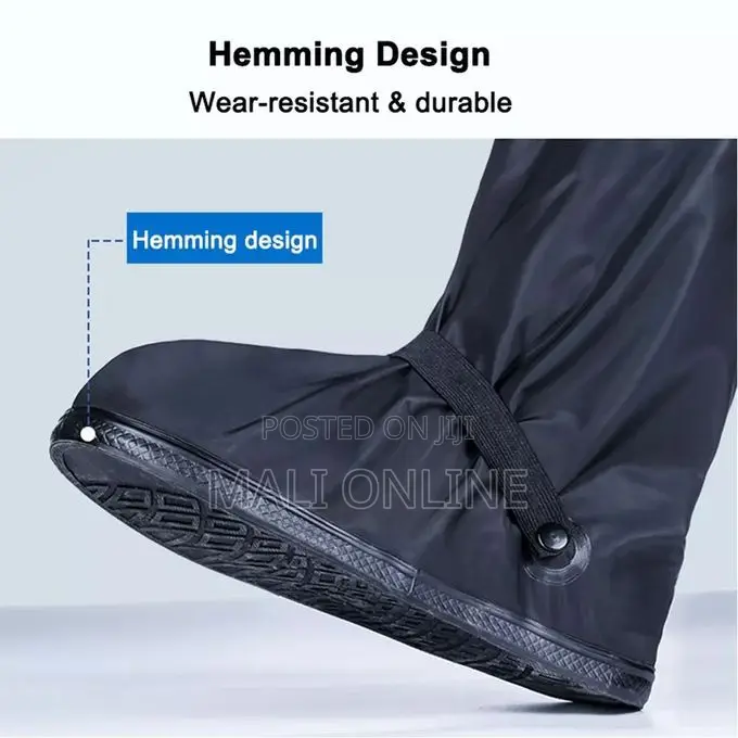 Waterproof Rain Boot Shoe Covers Unisex Reusable Pvc Non-slip Overshoe