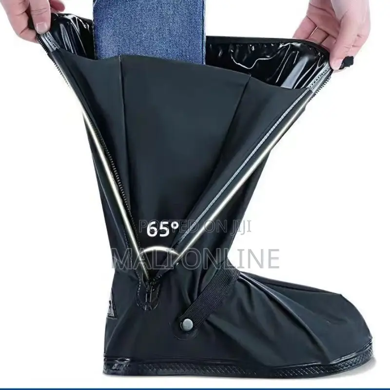 Waterproof Rain Boot Shoe Covers Unisex Reusable Pvc Non-slip Overshoe