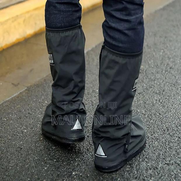 Waterproof Rain Boot Shoe Covers Unisex Reusable Pvc Non-slip Overshoe - thumbnail 10