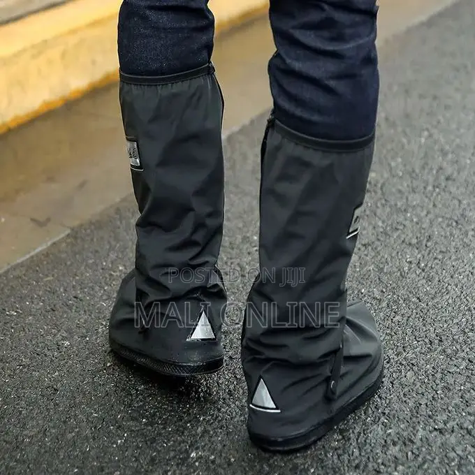 Waterproof Rain Boot Shoe Covers Unisex Reusable Pvc Non-slip Overshoe