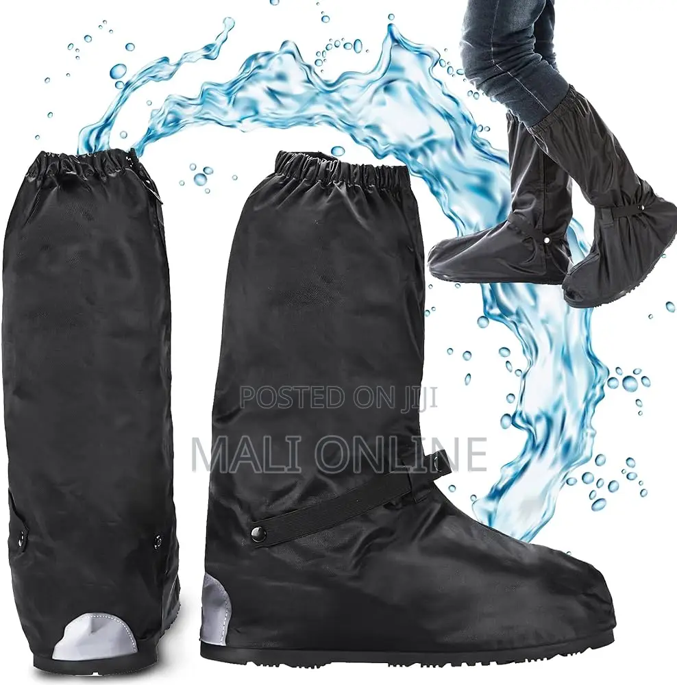 Waterproof Rain Boot Shoe Covers Unisex Reusable Pvc Non-slip Overshoe
