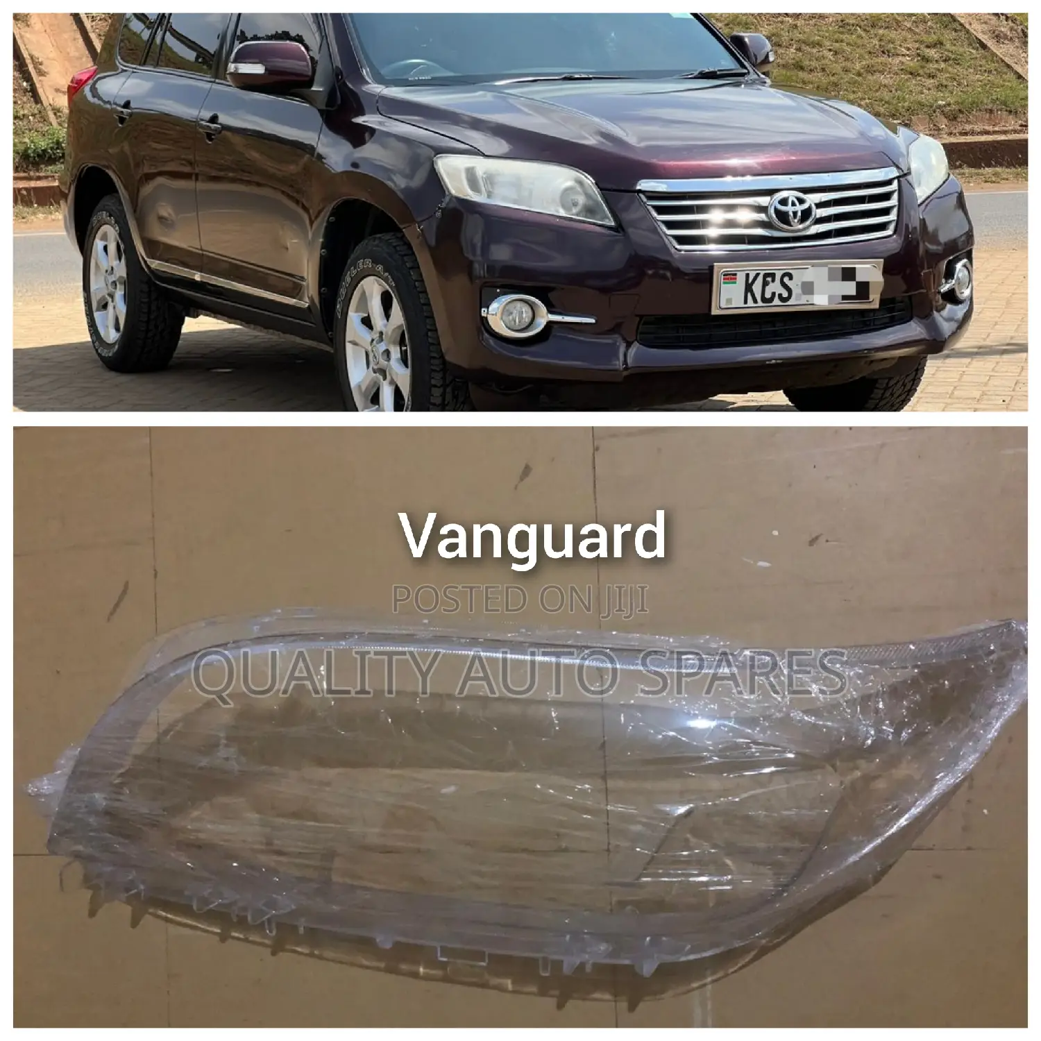 Toyota Vanguard Headlight Lens