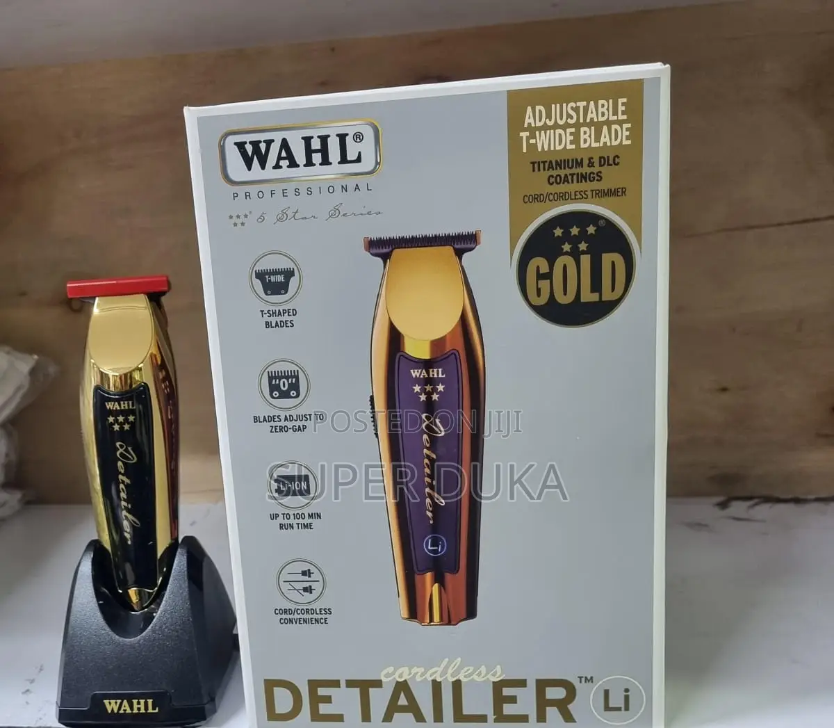 Wahl Professional 5-Star Gold Cordless Detailer Li Trimmer.Shaver