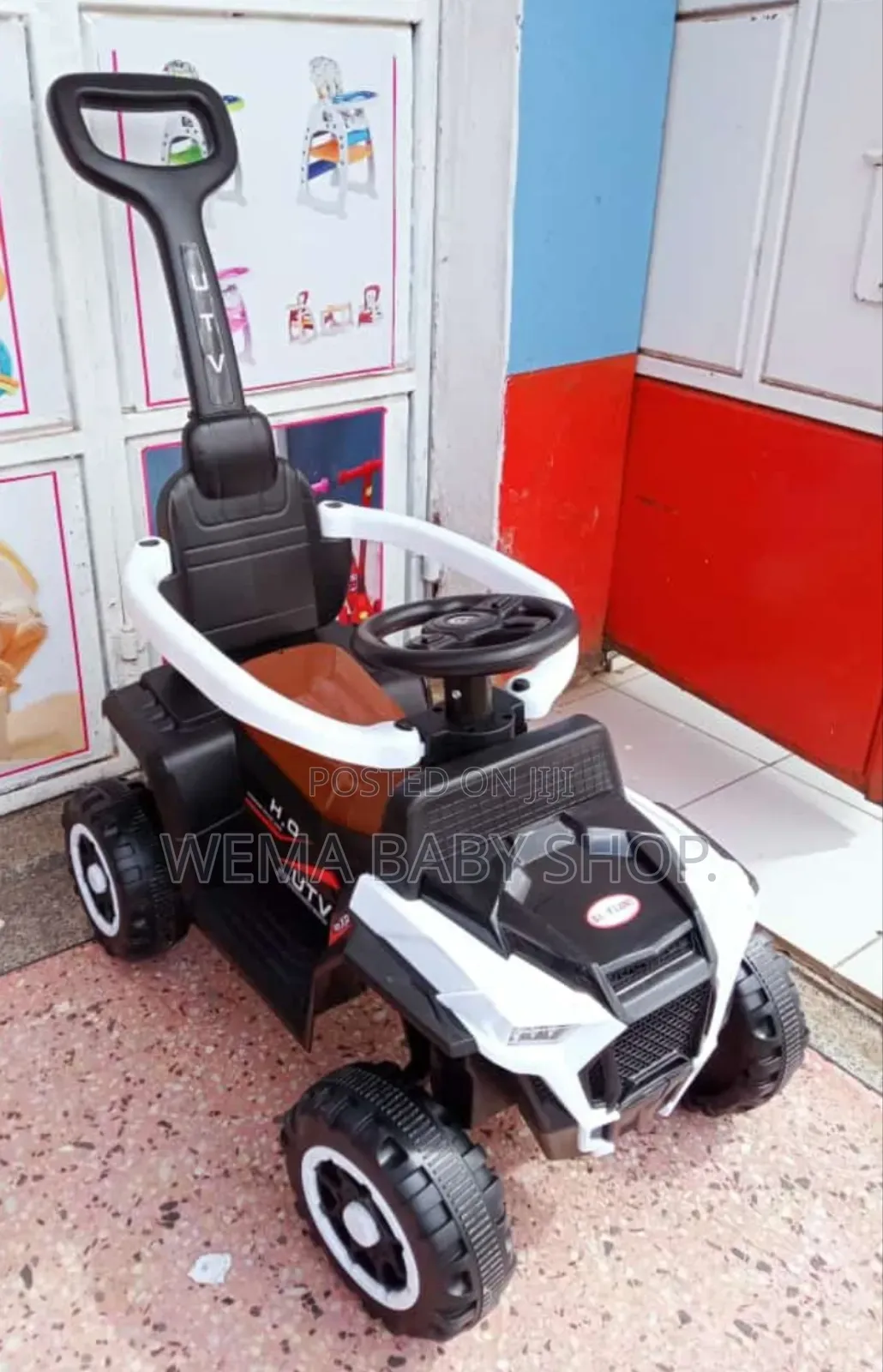 Kids Ride on Push Car With a Parental Handle