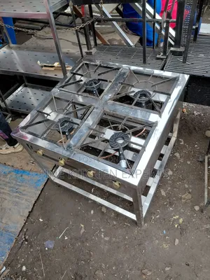 Square Stainless Steel 4 Burners