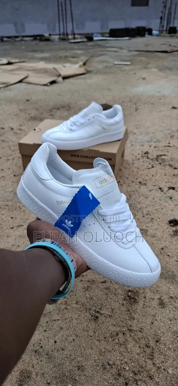 Adidas Topanga White Leather Shoes - thumbnail 2