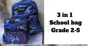3in1 Cartoon Themed Large Capacity School Bags