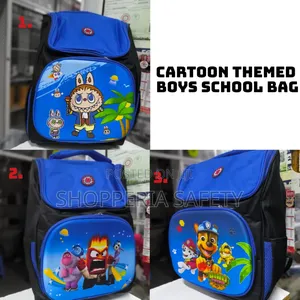 Cartoon Themed Kids School Bags Boys