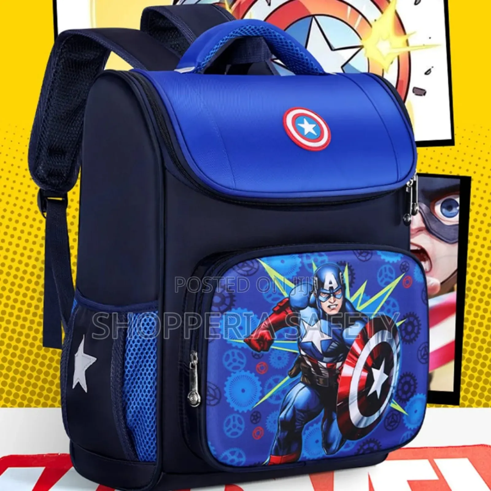 Cartoon Themed Kids School Bags Boys