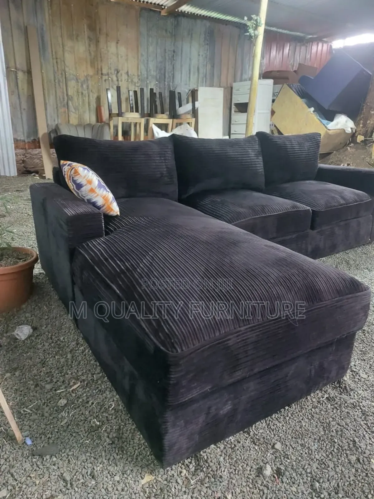 Black Durable and Stylish Sofas