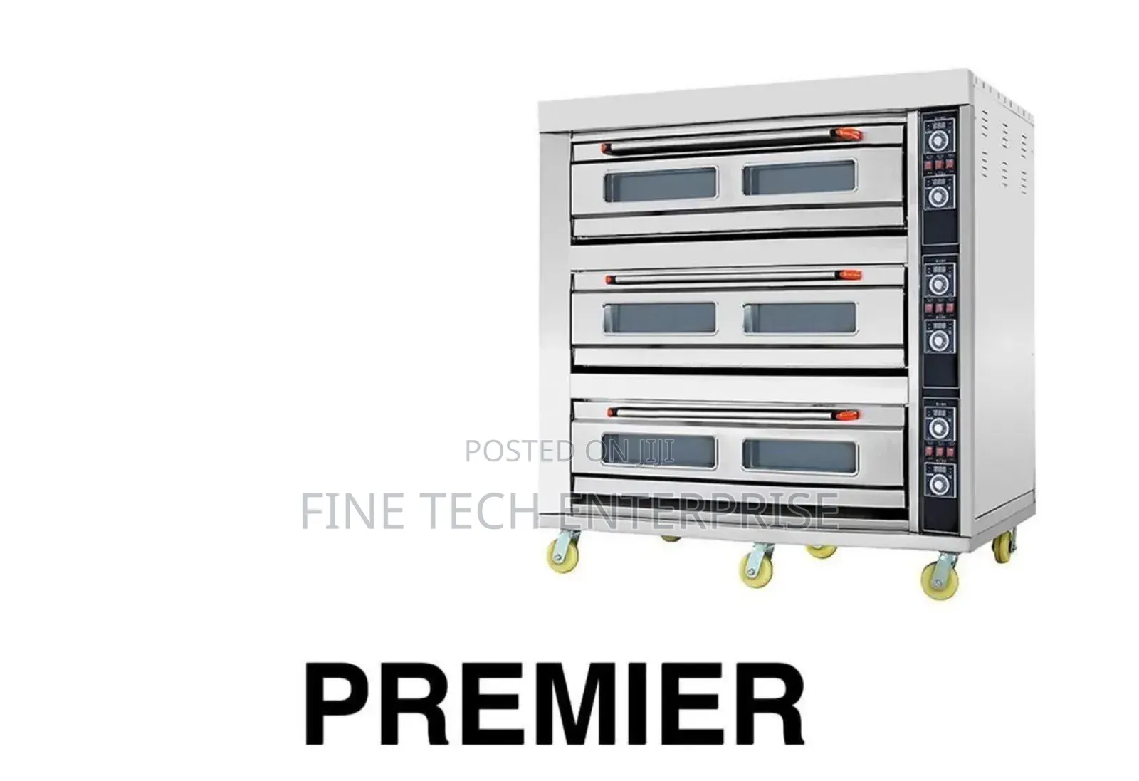 Premier Commercial Oven 3 Decks 9 Trays