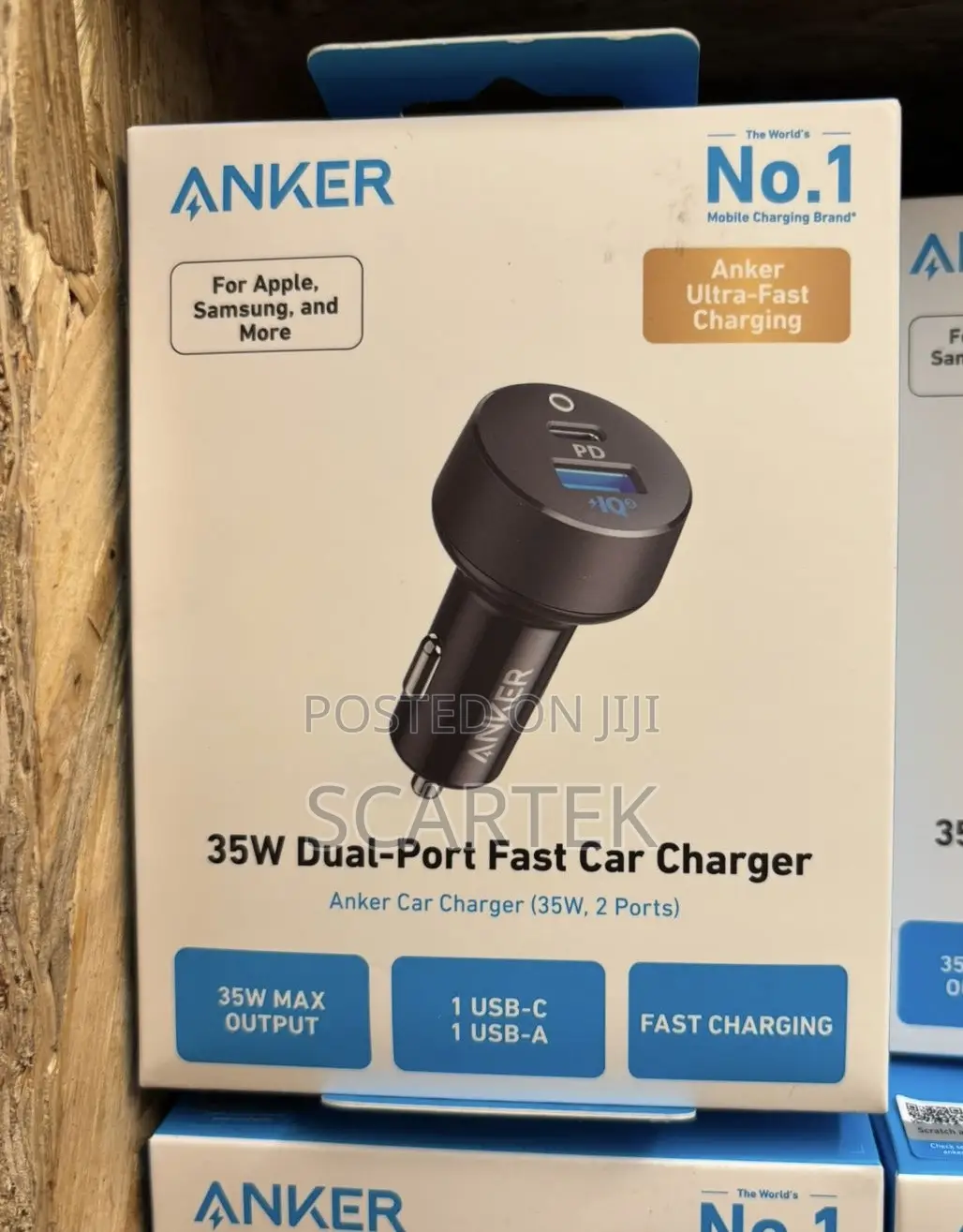 Anker Powerdrive Pd+ 2 35w Dual Port Car Charger