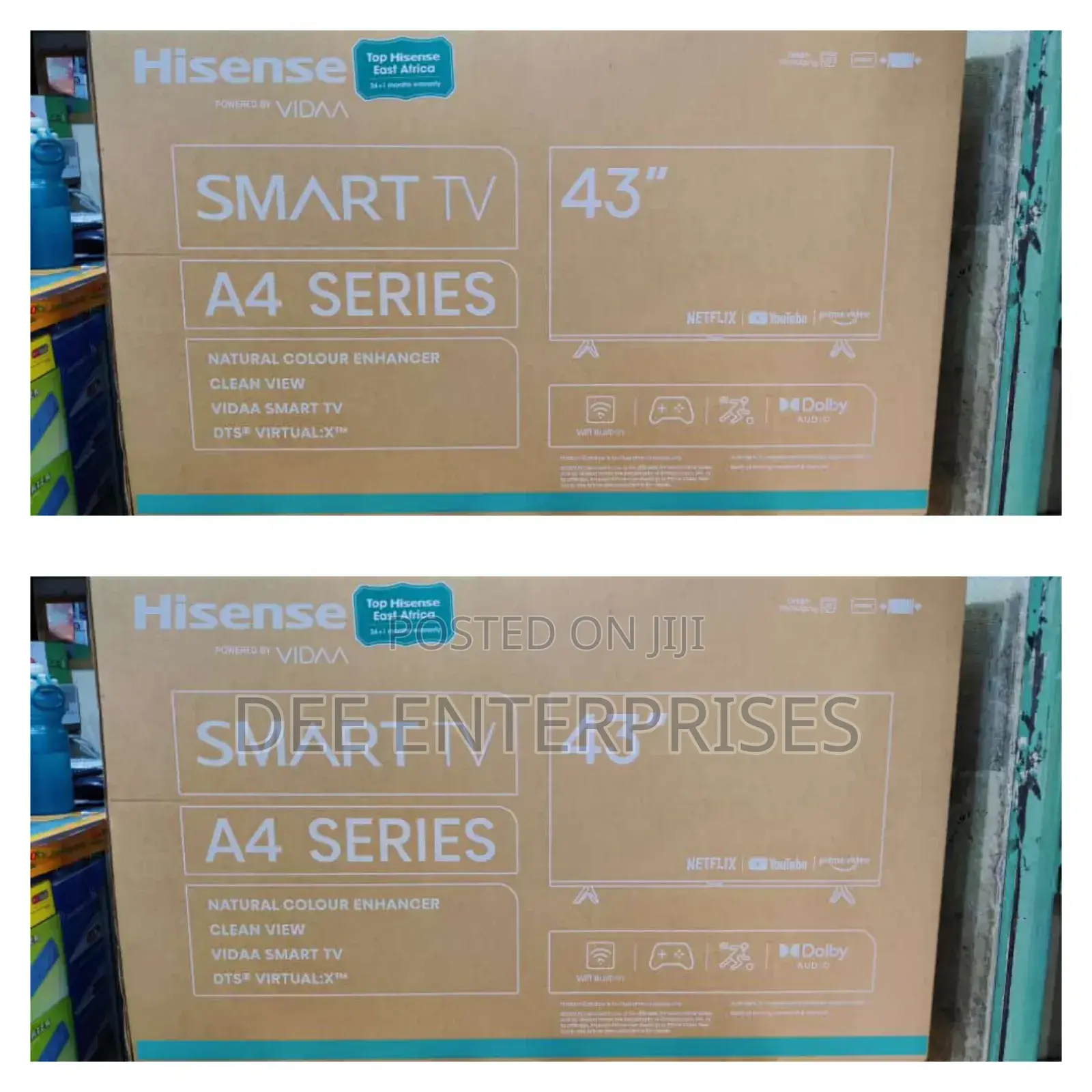Hisense 43" Smart A4 Tv