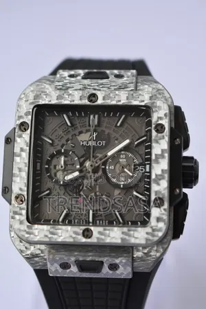 Hublot Bigbang Unico Square Black Rubber Straps