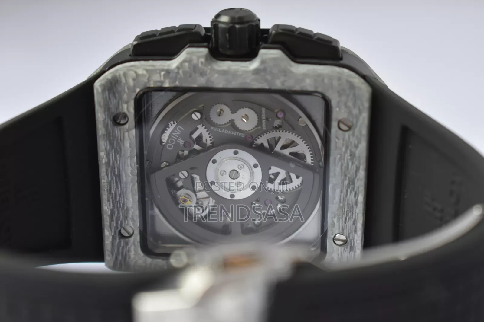 Hublot Bigbang Unico Square Black Rubber Straps