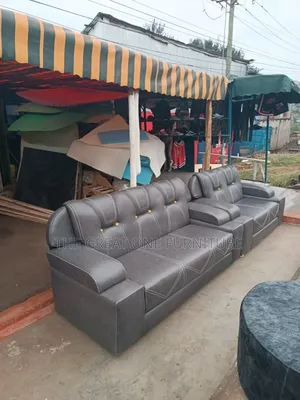Vintage 5 Seater Modern Sofa Set Gray Hj9x