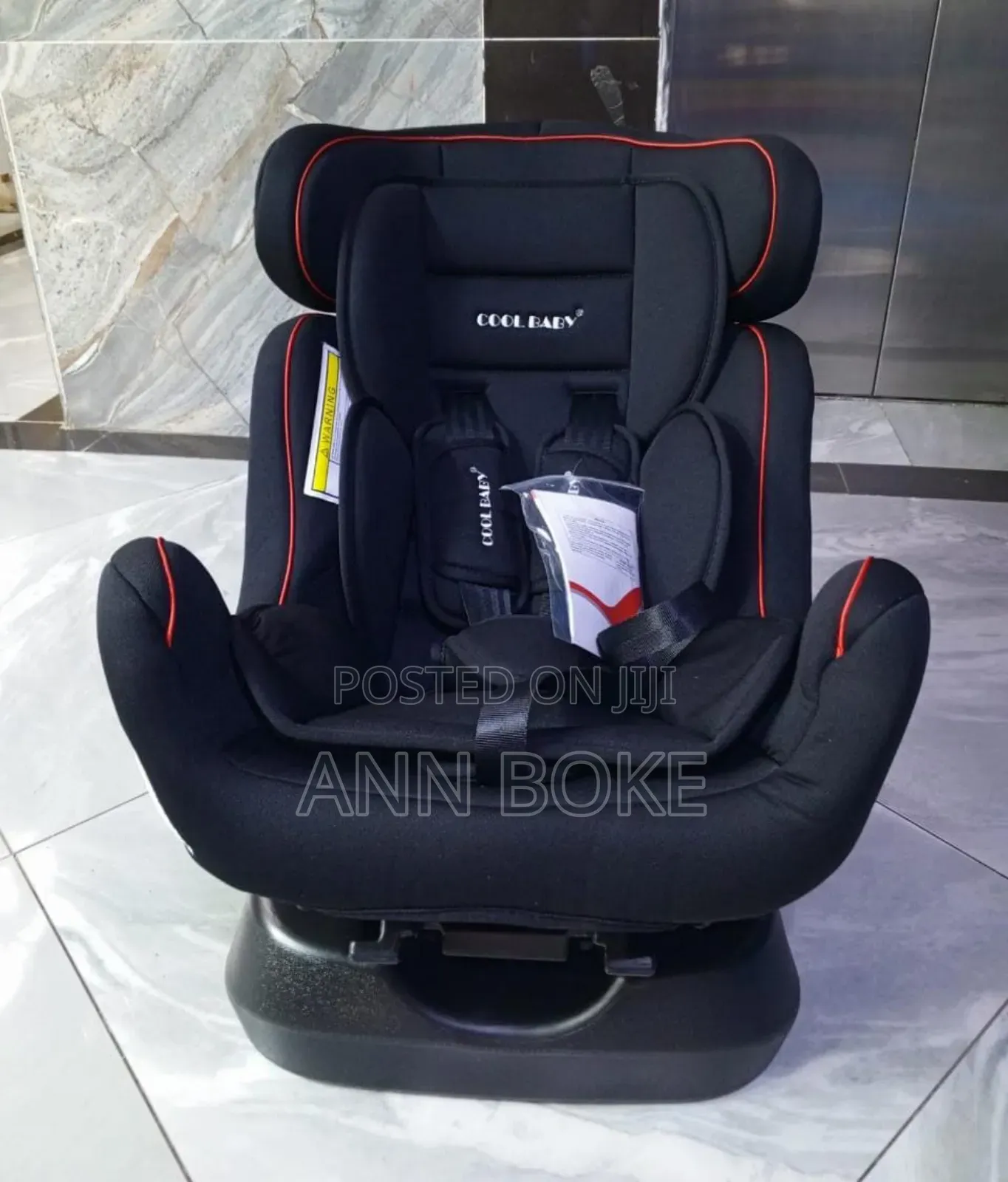 Cool Baby Car Seat 
Recline Into 3 Position 
Maximum Weight 25kgs