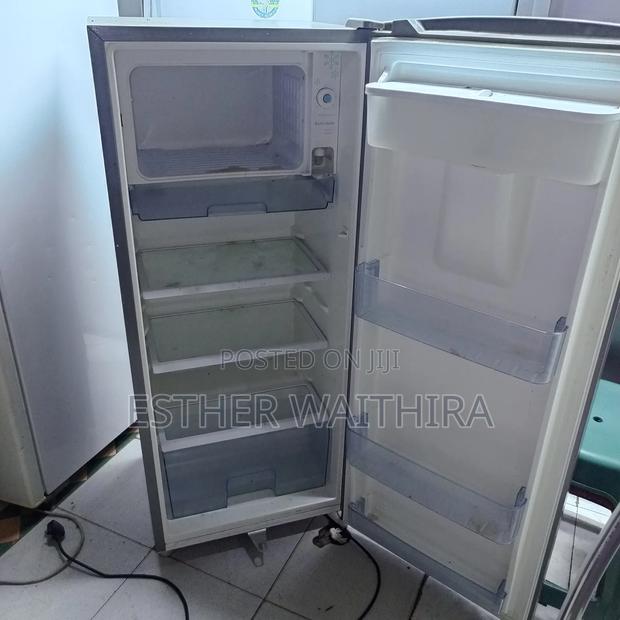 Hisense Silver Single Door Fridge - main view