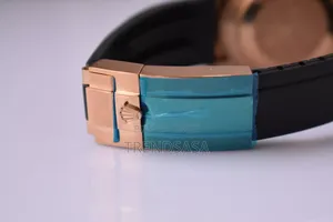 Rolex Daytona Rose Gold Rubber Straps Chocolate Dial Watch