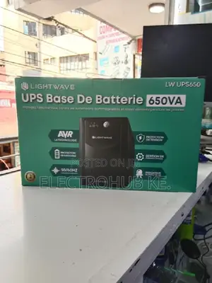Lightwave Ups Battery Backup 650va