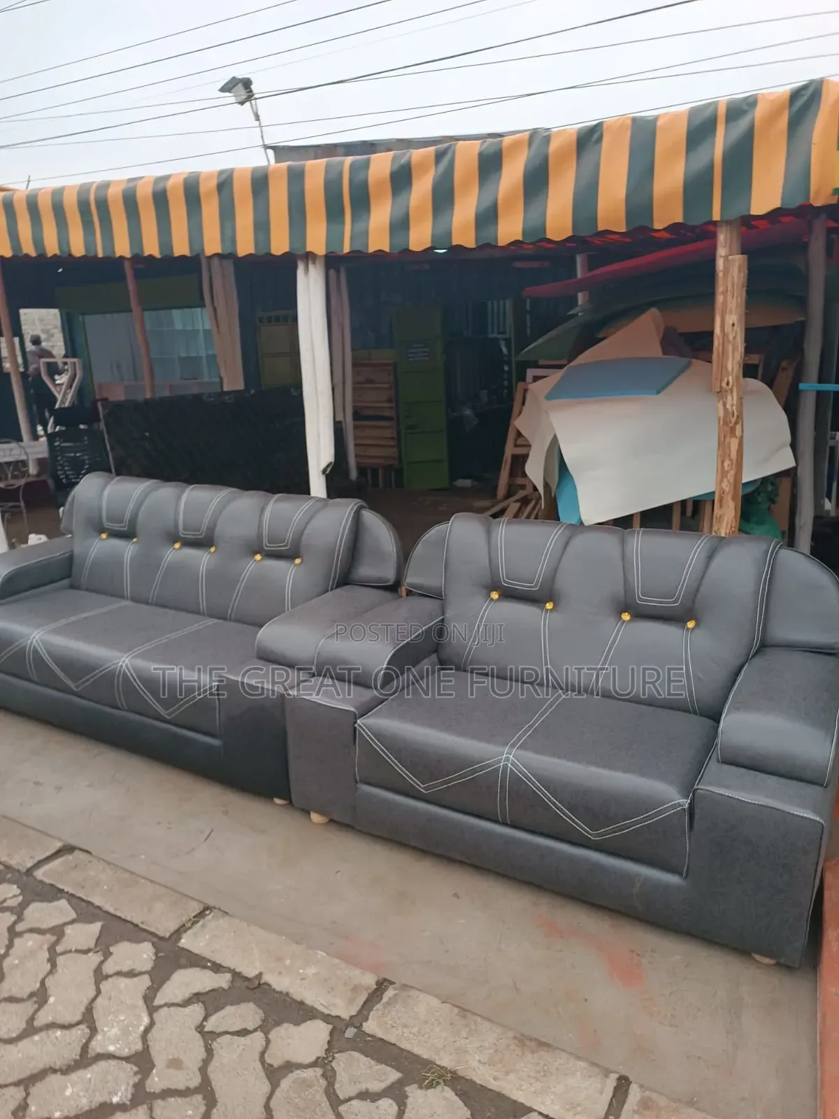 New Modern 5 Seater Sofa Set Seat Gray Nj6yc