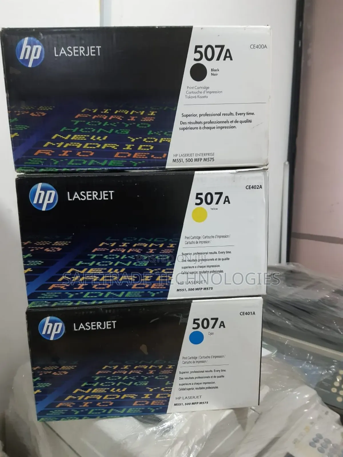Approved and Original Hp 507a Toner Cartridge