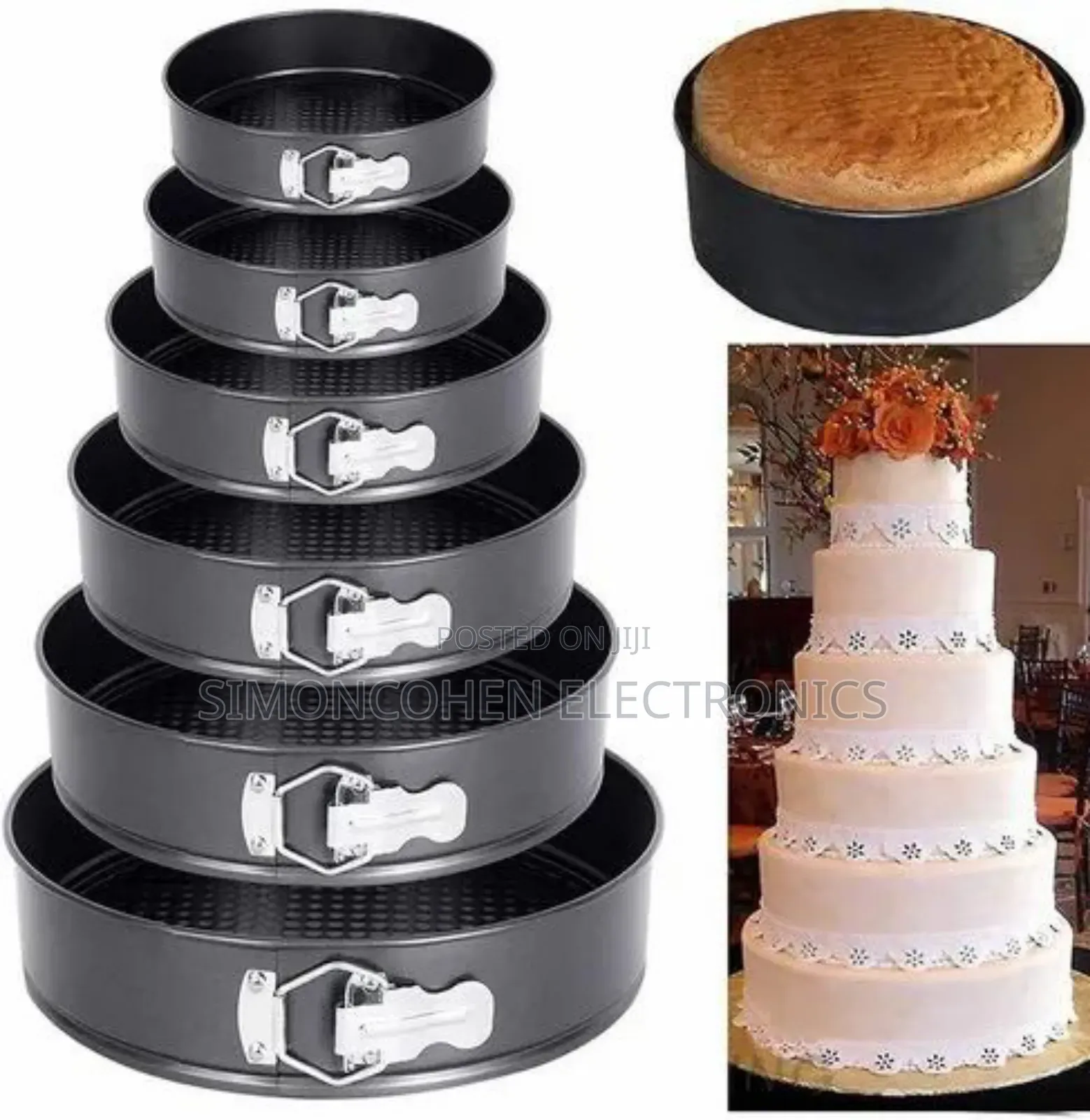High Quality Nonstick 6in1 Cake Baking Tins