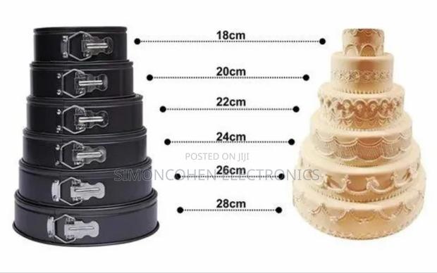 High Quality Nonstick 6in1 Cake Baking Tins - thumbnail 2