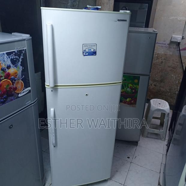Pure White Sumsung Fridge on Sale - main view