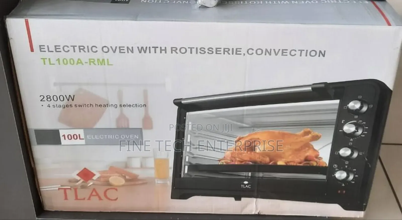 100 Litres Tlac Electric Oven With Rotisserie