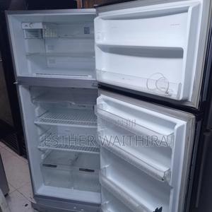 Big Commercial Silver Double Door Fridge - thumbnail 2