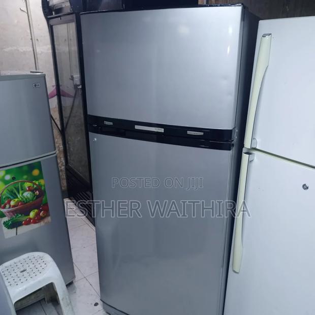 Big Commercial Silver Double Door Fridge - thumbnail 4