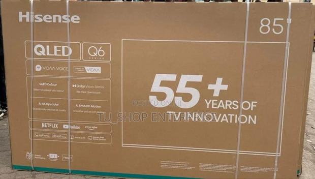 *Hisense 85" Smart Qled Q6 Series