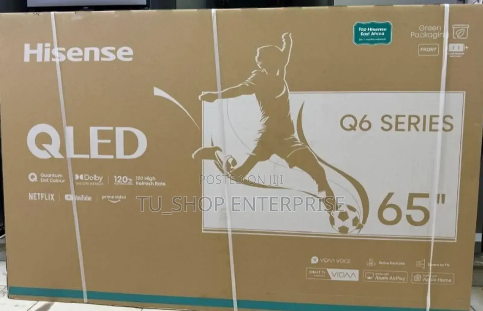 Tv! Hisense 65" Smart Qled Q6 Series