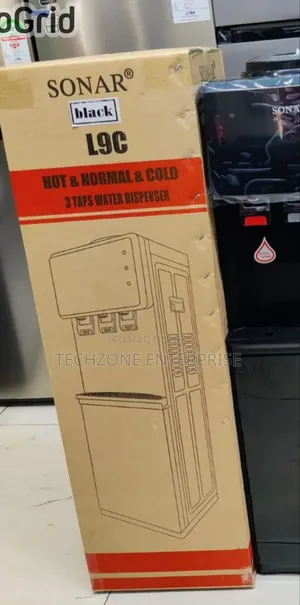 Sonar L9c Hot, Normal, and Cold Water Dispenser - 3 Taps 