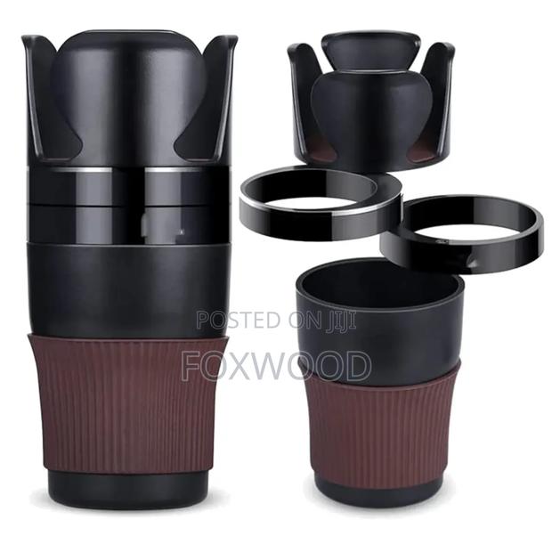 Adjustable 5-1 Multifunction Rotating Car Cup Holder. - main view