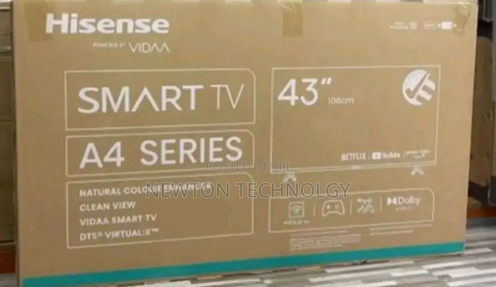 Hisense 43 Smart Tv Frameless A4 Series