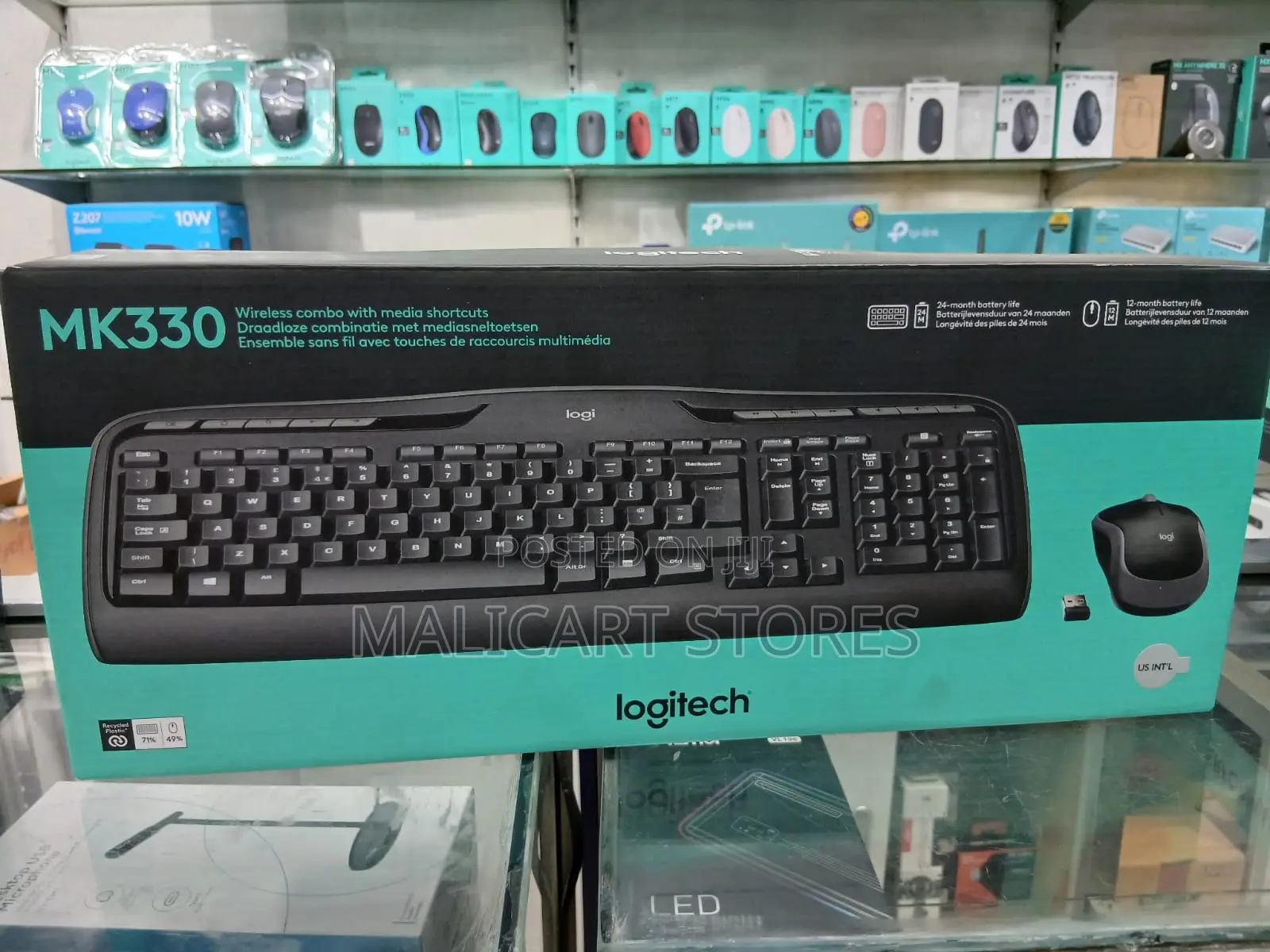 Logitech Wireless Keyboard Mouse Mk330