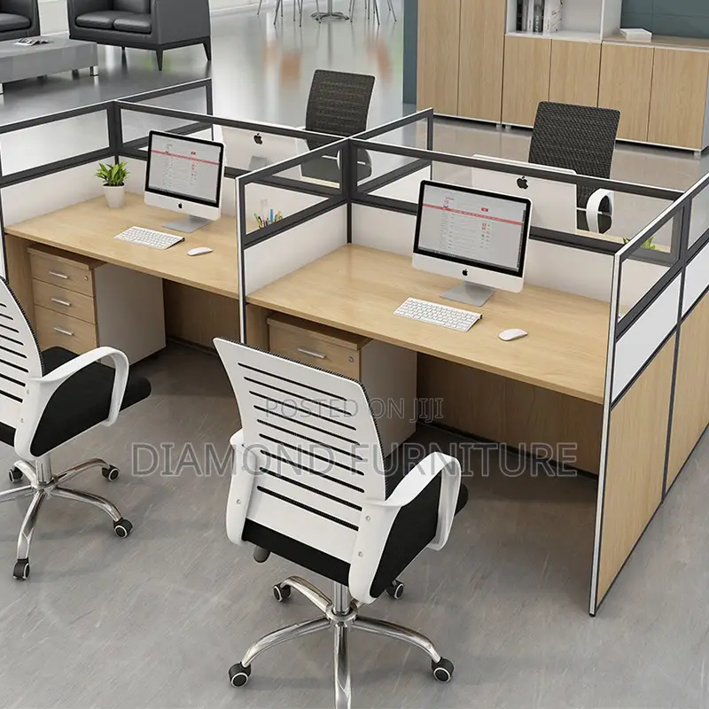 Office Desk; 4way Modern Workstation