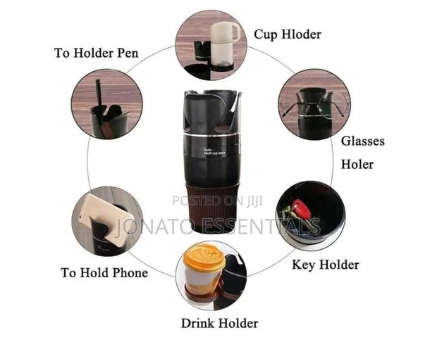 Car Cup Holder Expander And Organizer - thumbnail 2