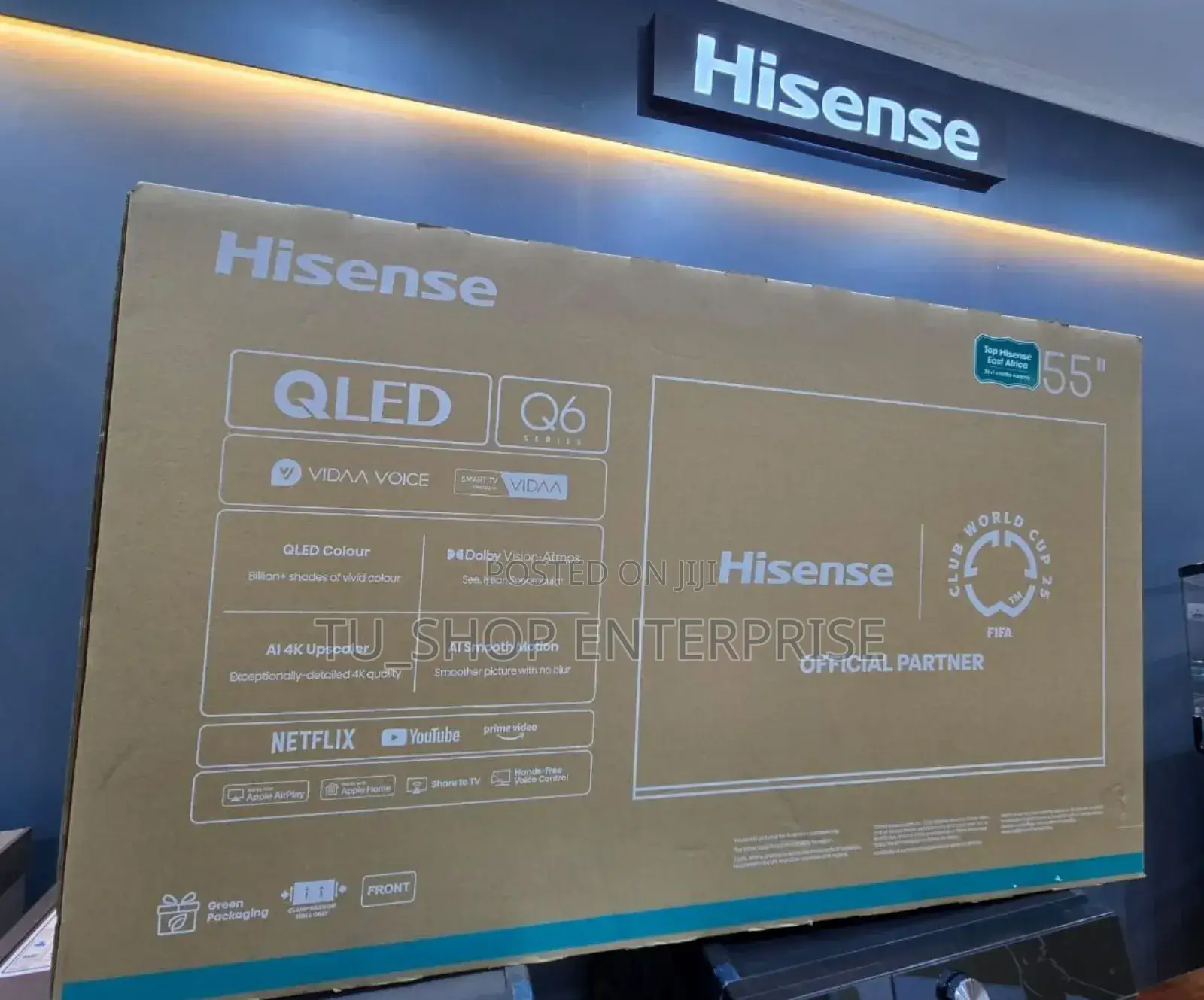 *Hisense 55" Smart Qled Q6 Series