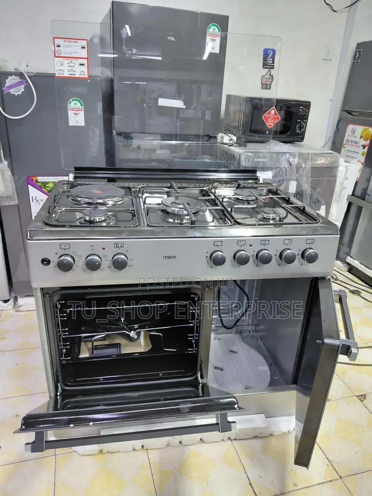 Cooker!!Mika 5 Burner 60*90 (Mst9041weg4sb)