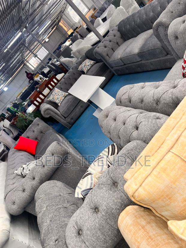 Intuitive 7 Seater Chester Sofa Set 3,2,1,1