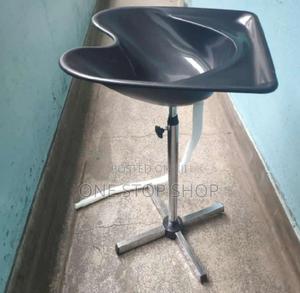Adjustable Salon Sink With Stainless Steel Stand - main view