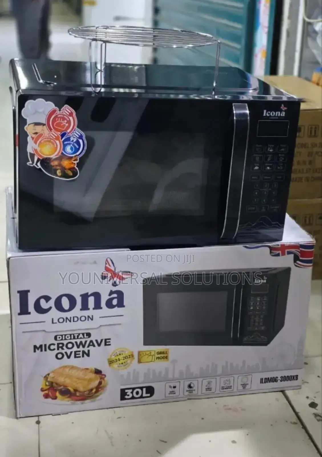 30 Litres Icona Digital Microwave With Grill