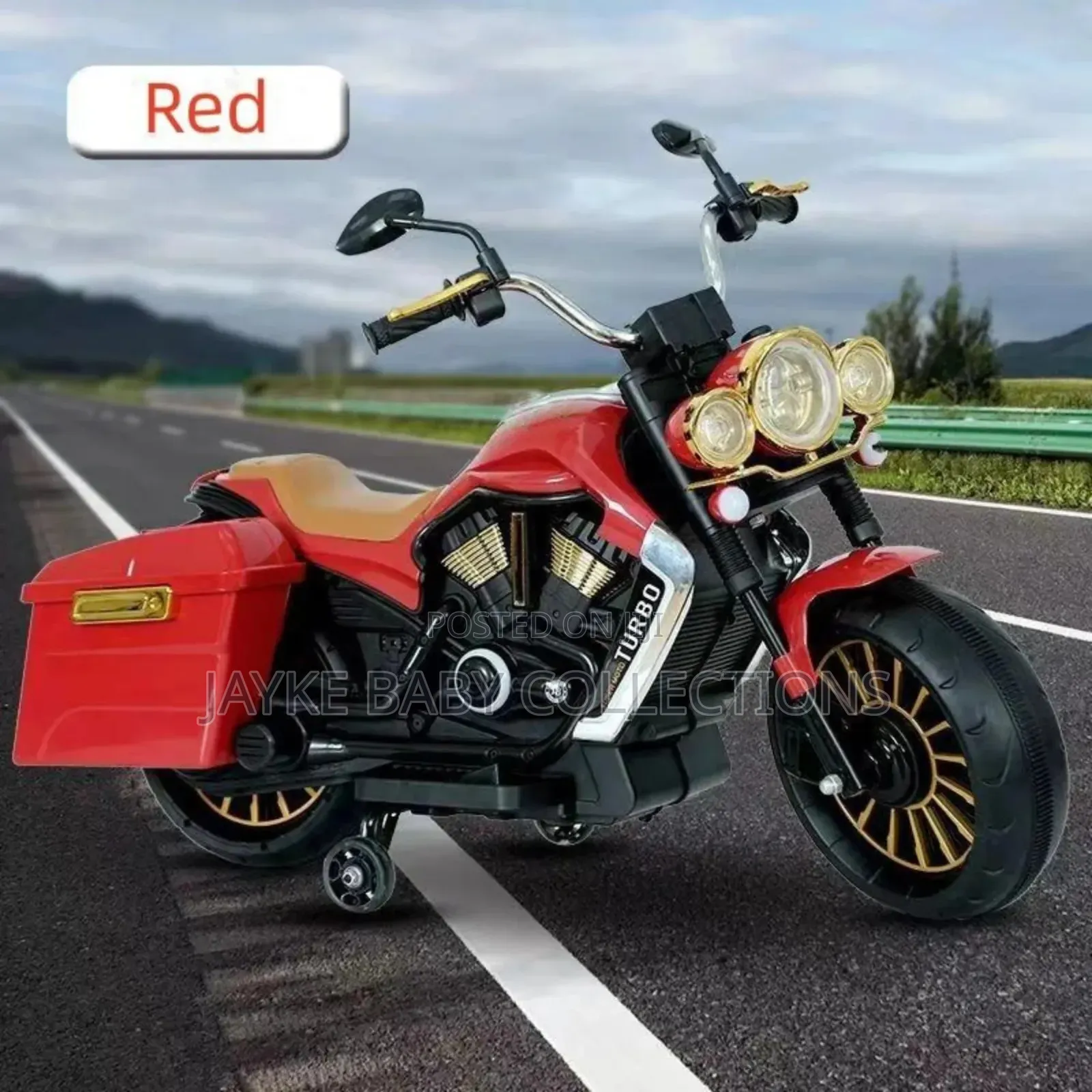 Kids 12v Electric Harley Motorcycle Ride-on Bike