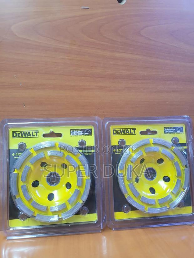 Dewalt 4-1/2" Double Row Diamond Cup Grinding Wheel. - main view
