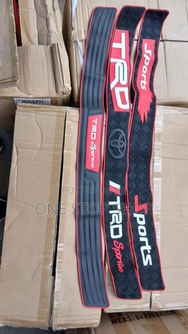 Universal Boot Branded Rubber Anti Scratch Stickers