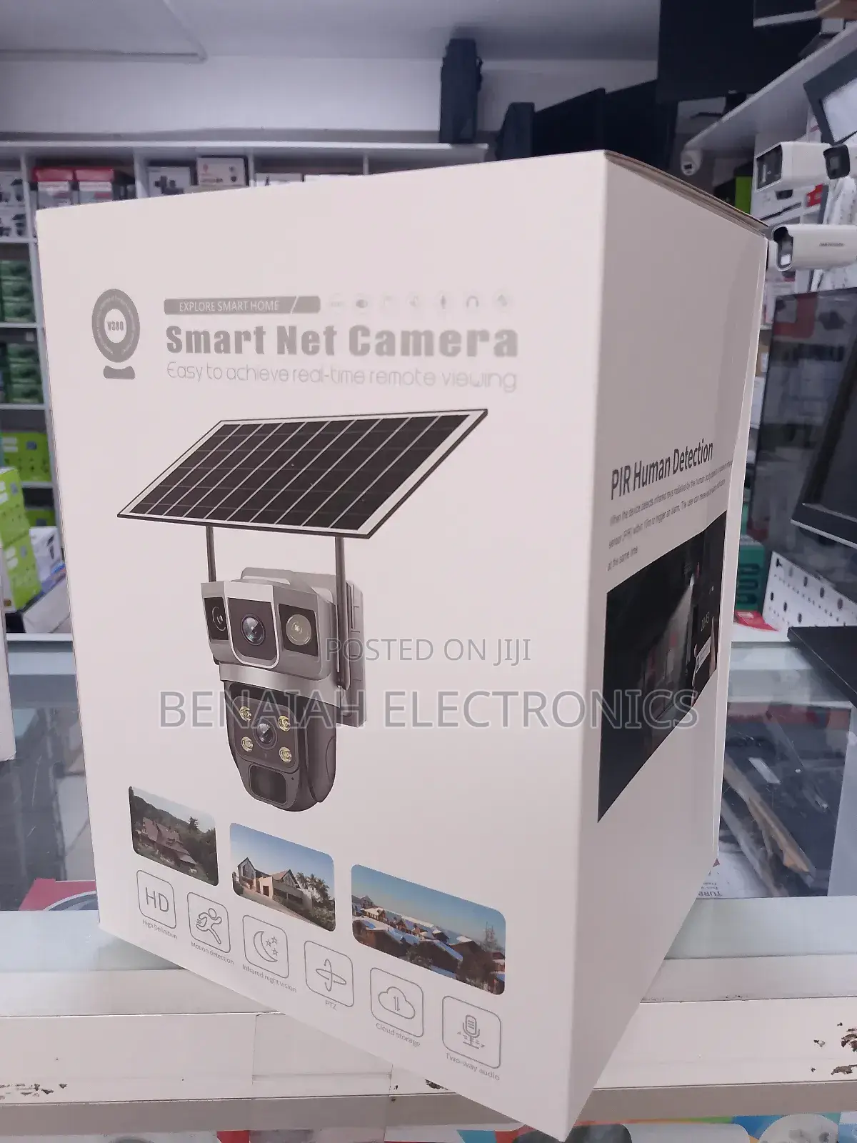 Solar CCTV Smart Net Camera With Pir Human Detection